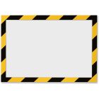 Système d'affichage magnétique autocollant de sécurité duraframe® jaune/noir