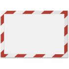 Système d'affichage magnétique autocollant de sécurité duraframe® rouge/blanc