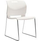 Fauteuil empilable popcorn ivoire