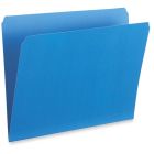 Chemises à dossier de couleur format lettre bleu