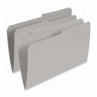 Chemises à dossier réversibles de couleur format légal gris