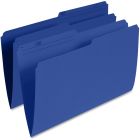 Chemises à dossier réversibles de couleur format légal marine