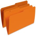 Chemises à dossier réversibles de couleur format légal orange