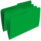 Chemises à dossier réversibles de couleur format légal vert