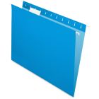 Dossiers suspendus format lettre bleu