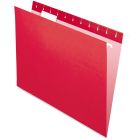 Dossiers suspendus format lettre rouge