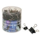 Pince-notes repliables boîte de 60 tailles variées (50 x 3/4" - 10 x 1-1/4" )