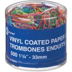 Trombones de couleur #1, 1-1/4 po (500)