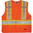 Veste de sécurité à cinq points orange g-xg