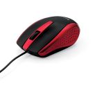Souris filaire optique notebook rouge