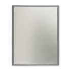 Tableau blanc magnétique effaçable à sec cadre en argent 8,5 x 11 po.