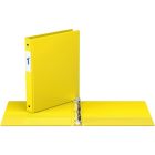 Reliure indispensable avec anneaux ronds 1 po jaune