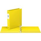 Reliure indispensable avec anneaux ronds 1-1/2 po. jaune