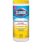 Lingettes désinfectantes clorox parfum citron 35 lingettes