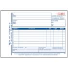 Livret de bons de commande 2 copies (blanc, canari)