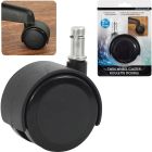Roulette double 2-1/2 po. (64mm)