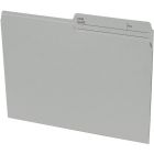 Chemise à dossier réversible format lettre gris