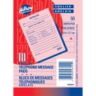 Bloc de messages téléphoniques paquet de 10 anglais