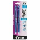 Stylo à bille roulante effaçable frixion® point paquet de 2 bleu