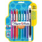 Stylos à bille rétractable inkjoy™ 300 paquet de 8 couleurs mode variées