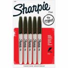 Marqueur fin paquet de 5 noir