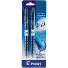 Stylos à bille roulante rétractable b2p paquet de 2 bleu