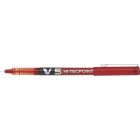 Stylos à bille roulante hi-tecpoint grip v5 / v7 0,5 mm. paquet de 2 rouge