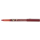 Stylos à bille roulante hi-tecpoint grip v5 / v7 0,7 mm. paquet de 2 rouge