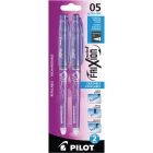 Stylo à bille roulante effaçable frixion® point paquet de 2 violet