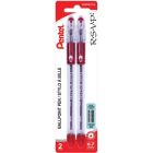 Stylo à bille rsvp® 0,7 mm. paquet de 2 rouge