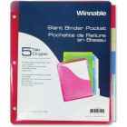 Intercalaires à pochette avec onglets 5 onglets