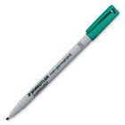 Marqueur soluble à l'eau lumocolor® pointe biseautée, 1 ou 2,5 mm. vert