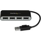 Concentrateur usb 2.0 portable à 4 ports avec câble intégré