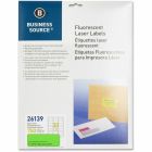 Étiquettes fluorescentes 1 x 2-5/8 po. paquet de 750 vert