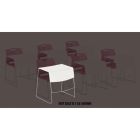 Tables empilables duet™ cadre standard ivoire