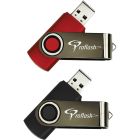 Clé usb à mémoire flash classic usb 2.0 32 go - paquet de 2 (noir/rouge)