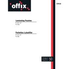 Pochettes à plastifier offix® Épaisseur 3 mil pqt 50