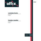 Pochettes à plastifier offix® Épaisseur 5 mil pqt 100