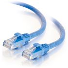 Câble réseau de raccordement ethernet avec gaine cat6 25 pieds bleu