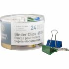 Pince-notes repliables couleurs variées 1-1/4" (pqt 24)