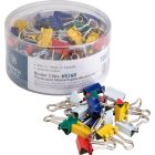 Pince-notes repliables couleurs variées 9/16" (pqt 100)