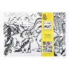 Napperon à colorier dinosaures