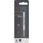 Recharge pour stylo à bille parker® pointe fine bleu