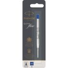 Recharge pour stylo à bille parker® pointe moyenne bleu