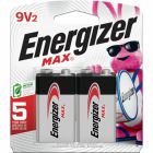 Piles alcalines max 9v paquet de 2