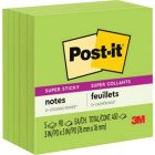 Feuillets super collants post-it® lime