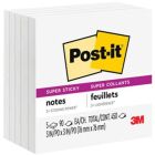 Feuillets super collants post-it® blanc