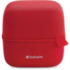 Haut-parleur bluetooth cube rouge