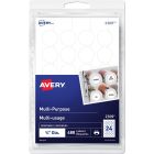 Étiquettes multi-usages autoadhésifs rond 3/4 po ( pqt 480)
