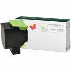 Cartouche de toner remise à neuf (alternative à lexmark 801s) noir